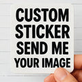 100 custom logo stickers