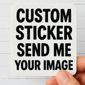 100 custom logo stickers